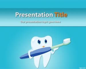 Kozmetik diş hekimliği PowerPoint Şablon