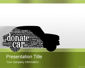 Modèle Car Donation PowerPoint