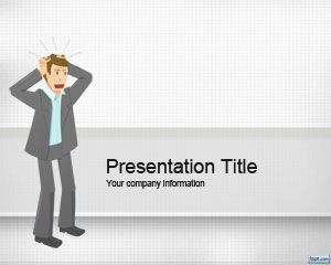 Zarządzanie stresem PowerPoint Template