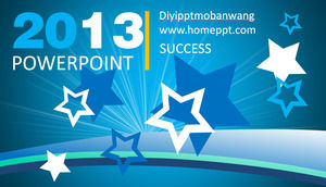 2013 Anul Nou Ziua PowerPoint șablon Descarca