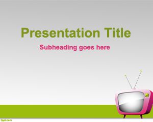 オンラインテレビpowerpointのテンプレート powerpointテンプレート無料