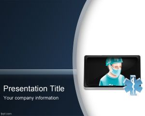Telemedycyna PowerPoint Template