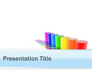 Template warna Tabung PowerPoint