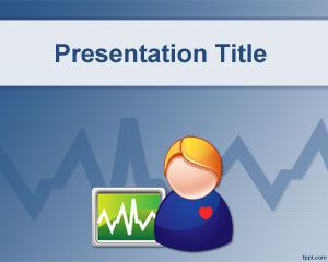 Шаблон PowerPoint Health Monitor