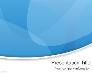 Format gratuit Albastru Modern PowerPoint