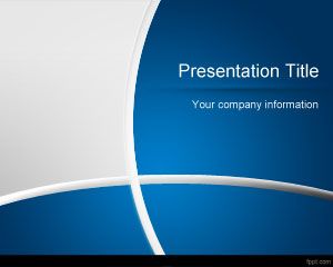 深藍色的PowerPoint經理模板