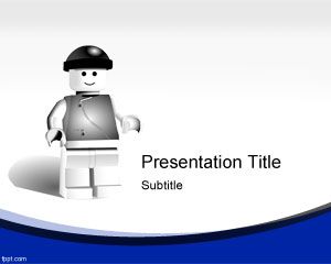 Playmobil的PowerPoint演示模板