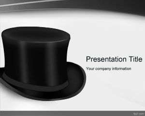 top black hat powerpoint template powerpoint templates free download