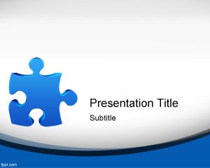 Jigsaw Puzzle PowerPoint șablon