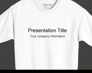tシャツのpowerpointのテンプレート powerpointテンプレート無料ダウンロード