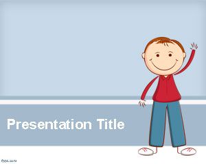 Bambino Psicologia PowerPoint Template