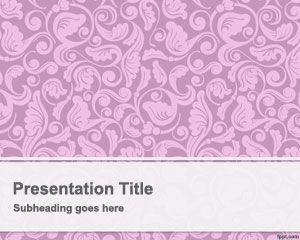 粉紅復古的PowerPoint模板