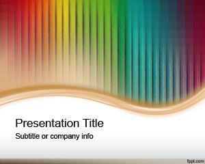 Plantilla de PowerPoint en colores pastel
