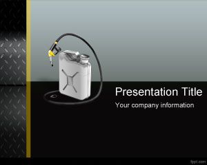Gas Can PowerPoint Template