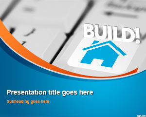 Haus Real Estate Powerpoint-Vorlage