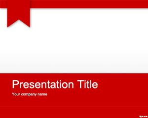 Modello Red Accademico PowerPoint