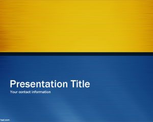 Template Blue Time PowerPoint