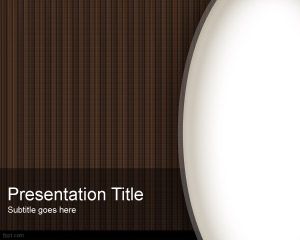 Template Dark Wood PowerPoint