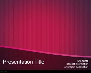 Template PowerPoint perempuan