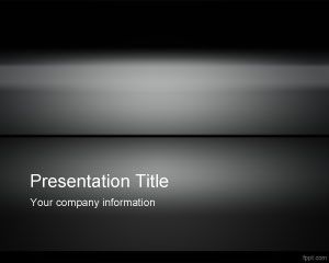 黑鐵的PowerPoint模板