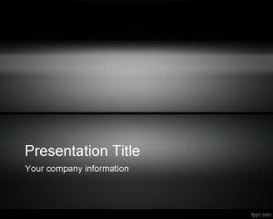 Template gelap Iron PowerPoint