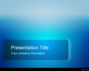 PowerPoint modelo Pro Azul