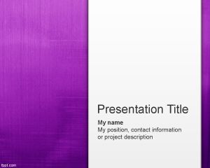 Cat Template Violet Abstrak PowerPoint