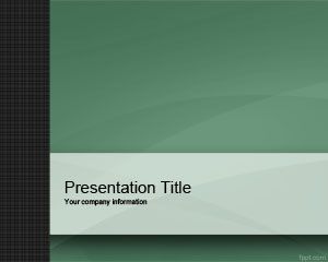 Green Company Kecil Powerpoint Template
