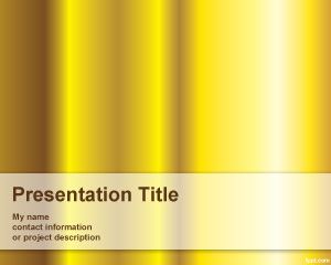 Pure Gold PowerPoint Template