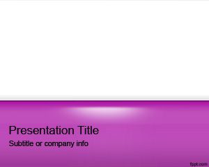 紫色光澤的PowerPoint模板