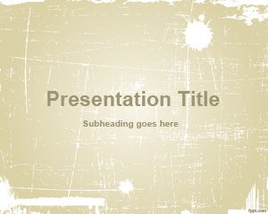 Template Seppia astratta PowerPoint
