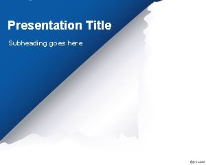 Sayfa Çevirme PowerPoint Şablonu