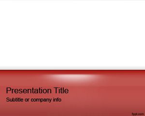 Format Red Gloss PowerPoint