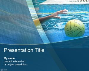 Template Water Polo PowerPoint