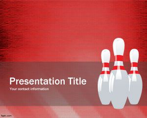 Format Bowling Pins PowerPoint