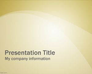 Amarillo profesional de diapositivas de PowerPoint