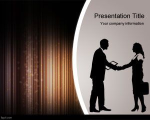 Negocjacje Sales Strategy PowerPoint Template
