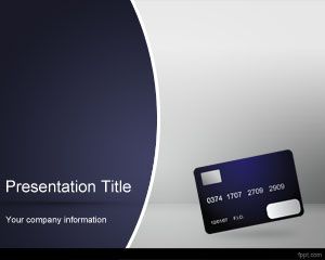 Template Debit Card PowerPoint