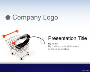 Template PowerPoint e-commerce