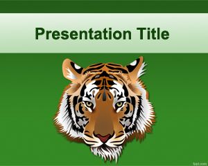 Tiger Modello di PowerPoint