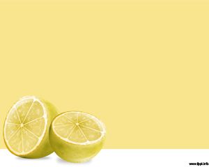 Лимонный PowerPoint шаблоны