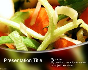 Template sayuran PowerPoint