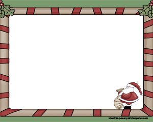 powerpoint letra de Santa Claus