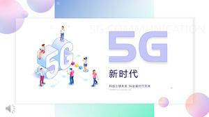 Templat PPT Teknologi 5G