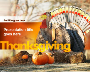Template Thanksgiving Turki PowerPoint