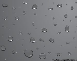 Water drops Powerpoint Template