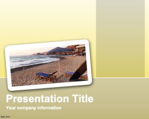 Vacances voyage PowerPoint Template