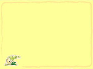 A set of pale yellow background cartoon PowerPoint background template download