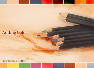 Adăugarea de creioane colorate
