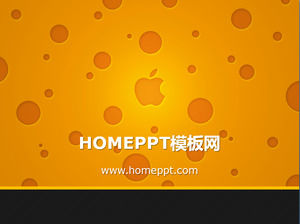 Apple logo background technology slideshow material
